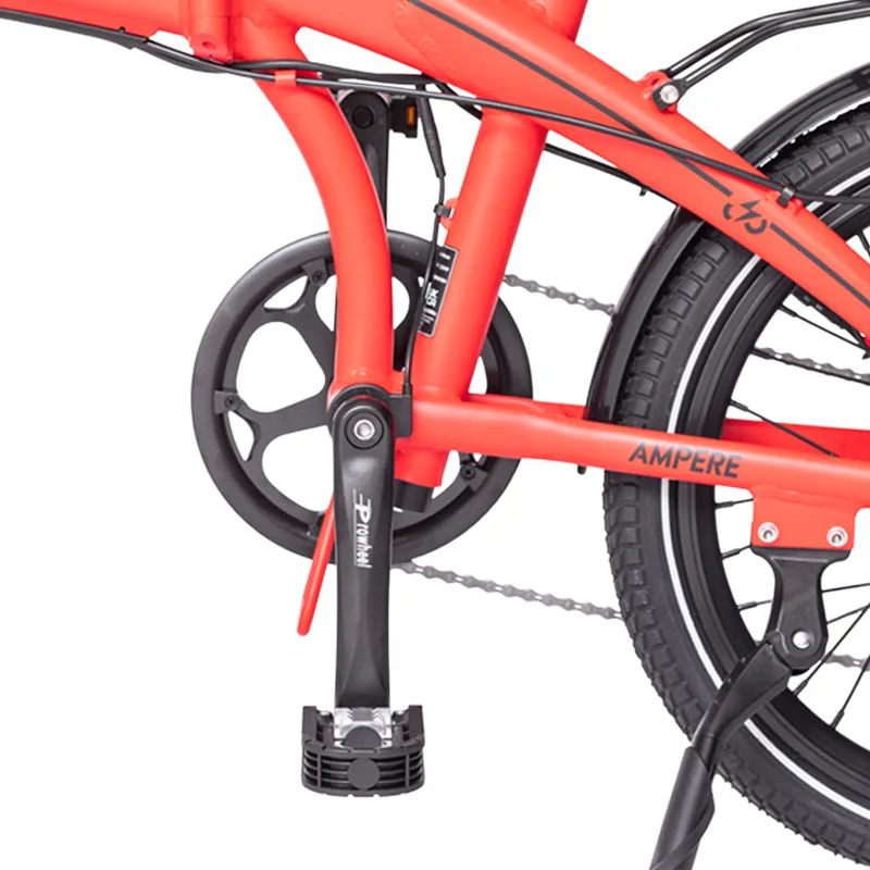Ampere Mode Electric Folding Bike Red-8